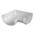 ТН ОПТИМА угол желоба 90° (D120/80), белый, шт