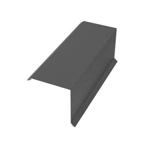 Планка торцевая наружная Aquasystem SV25 100х100х2000х0,5 мм PE Rooftop Matt Zn180 RAL 7024