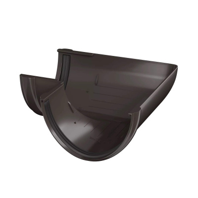 Угол желоба ТЕХНОНИКОЛЬ 125/82, 90°, темно-коричневый