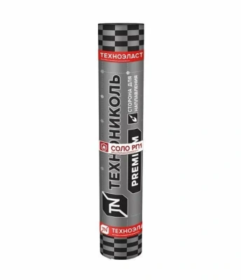 Материал кровельный Техноэласт Соло РП1 ЭКП-6.4, полиэфир, 8 м²