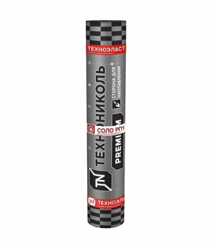 Материал кровельный Техноэласт Соло РП1 ЭКП-6.4, полиэфир, 8 м²