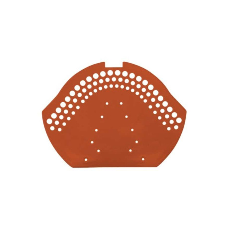 Элемент коньковый торцевой BRAAS ПВХ, красный