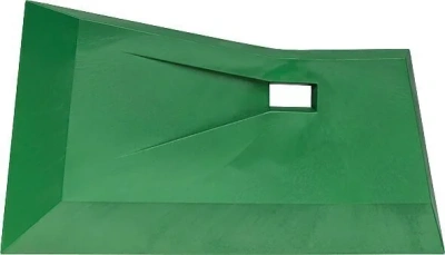 Шпатель FIT РОС 6891, две рабочие кромки, 80/140 мм, мягкий ПВХ пластик
