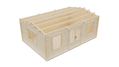 Садовый дом 21 Соло Стандарт брус 44 мм