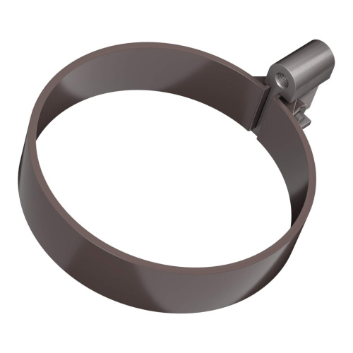 Хомут трубы универсальный ТЕХНОНИКОЛЬ МАКСИ 152/100, дюбель L=180, коричневый