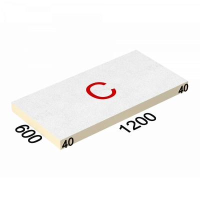 Утеплитель LOGICPIR Slope СХ/СХ 1,7 %, элемент C, 1200х600х40 мм