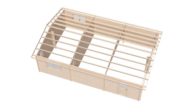 Гараж 49 Комфорт брус 44 мм