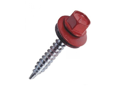 Саморез кровельный Daxmer 4,8х29, сверло №1, RAL 3005, 250 шт