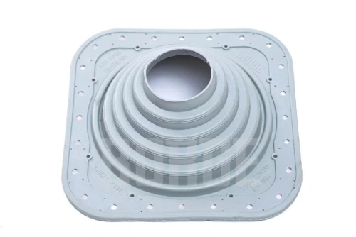 Проходка кровельная прямая BORGE №4, D=76-178 мм, фланец 273х273 мм, серый