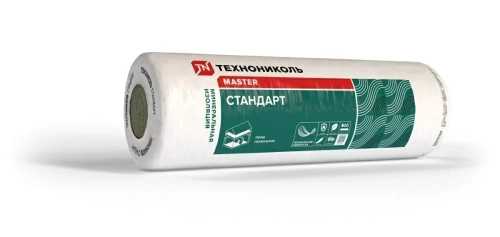 Мат минераловатный ТЕХНОНИКОЛЬ 40 RN Стандарт, 6150x1220x50 мм, 15 м2