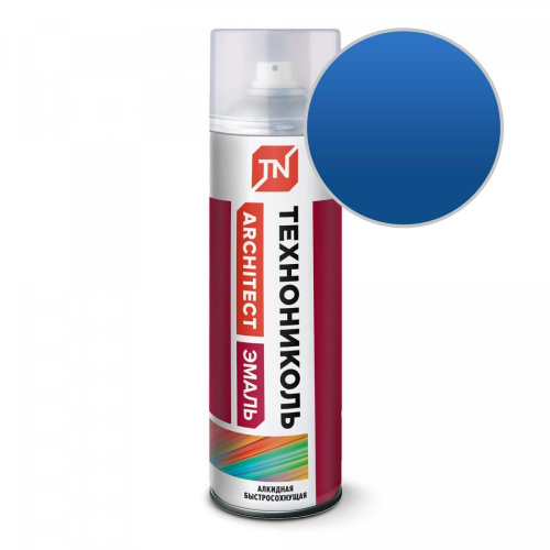 Эмаль аэрозольная ТЕХНОНИКОЛЬ тёмно-синяя 5002