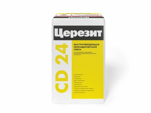 Шпаклёвка полимерцементная для восстановления бетона Церезит CD 24 25 кг