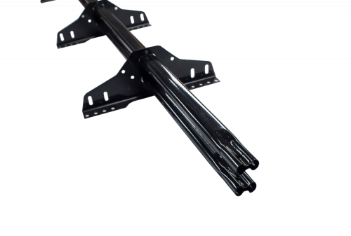 Снегозадержатель трубчатый ТЕХНОНИКОЛЬ 25х45х3000 мм Zn RAL 9005 черный