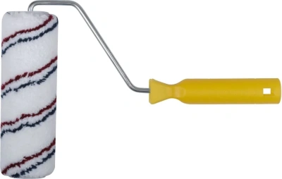 Валик из полиакрила FIT IT 01843 180 D=40/63 белый с сине-красной полоской
