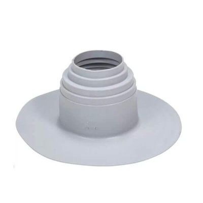 Уплотнитель кровельный ПВХ Vilpe, D=100-160 мм, светло-серый