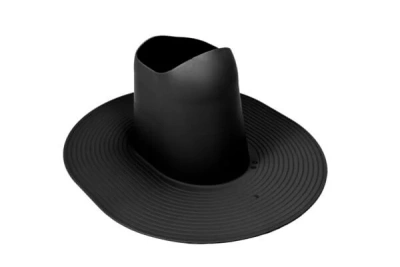 Элемент проходной высокий для плоской битумной кровли VILPE Huopa D=110-160 RR 33 черный