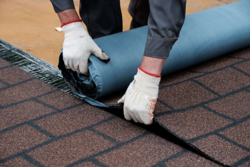 Рулонная черепица ТЕХНОНИКОЛЬ, Кирпичная кладка, коричневый