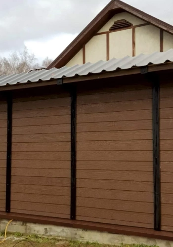 Сайдинг фиброцементный DECOVER 3600x190x8 мм, Mokko