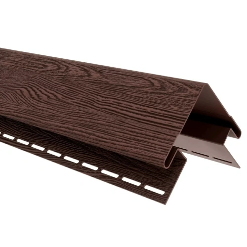 Угол наружный ТЕХНОНИКОЛЬ Фактур, 3000 мм, Орех