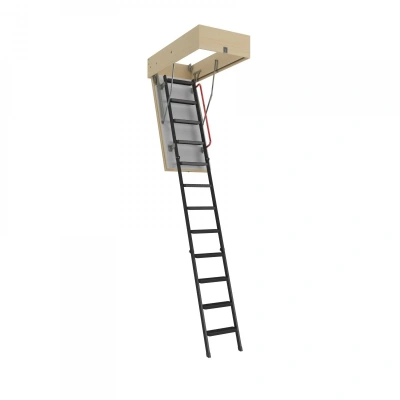 Лестница чердачная металлическая Fakro LTM 60х120x280 см