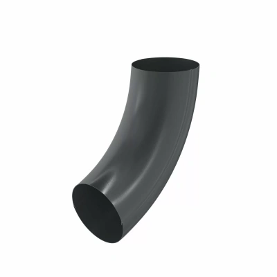 Колено трубы универсальное Aquasystem Комфорт 125/90, 72°, PE-Double, RAL 7024