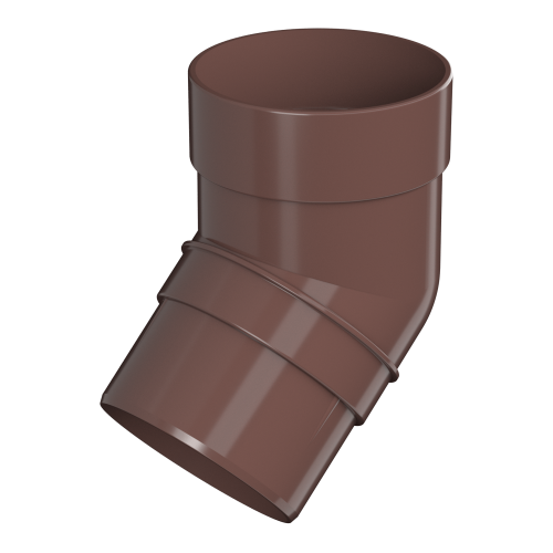 Колено трубы ТЕХНОНИКОЛЬ Оптима 120/80, 135°, темно-коричневый