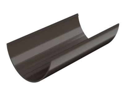 Желоб водосточный ТЕХНОНИКОЛЬ ПВХ 125/82, 1,5 м, темно-коричневый