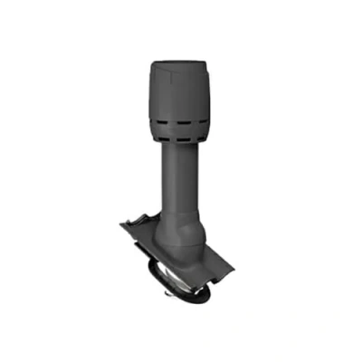 Дефлектор вытяжной вентиляции для волновой черепицы BRAAS D=160, черный