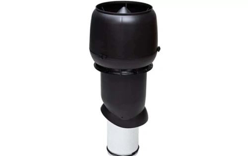 Выход вентиляционный изолированный с колпаком Vilpe D=160/ИЗ/500 RAL 9005 черный