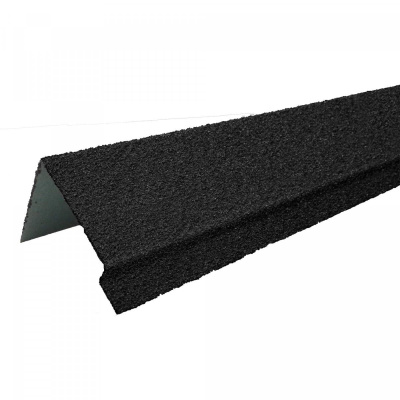 ТЕХНОНИКОЛЬ HAUBERK наличник оконный металлический LUX, черный, шт.