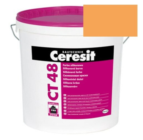 Краска силиконовая фасадная Ceresit CT 48 15 л Kalahari 5