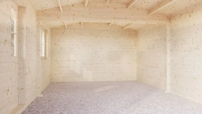 Гараж 20 Стандарт брус 44 мм