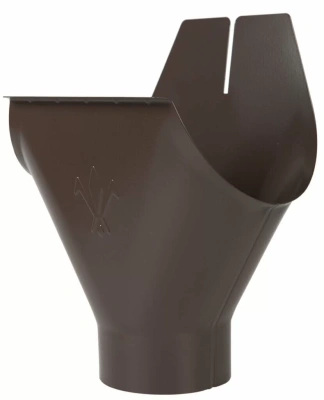 Воронка желоба Aquasystem 100/150 коричневый RR32