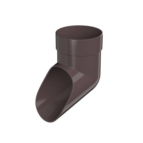 Слив трубы ТЕХНОНИКОЛЬ Оптима 120/80, темно-коричневый