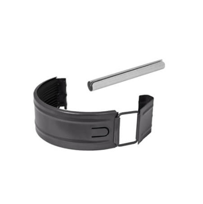 Соединитель желоба с резиновым уплотнителем и элементом жесткости Aquasystem 125/90, Pural Matt, RR 23