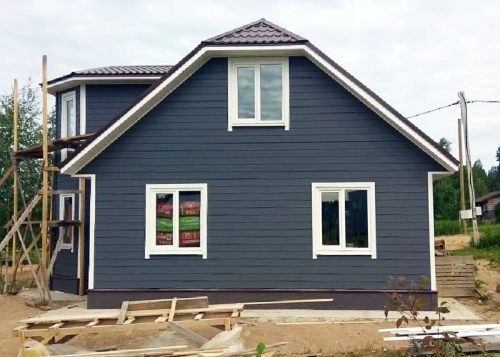 Сайдинг фиброцементный DECOVER 3600x190x8 мм, Gray