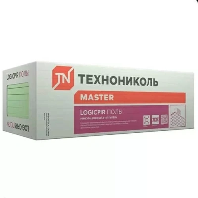 Плита теплоизоляционная LOGICPIR Полы ТЕХНОНИКОЛЬ Ф/Ф 1190х590х30 мм, L-кромка