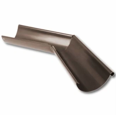 Угол желоба Aquasystem 90/125 135° RAL 8017 наружный