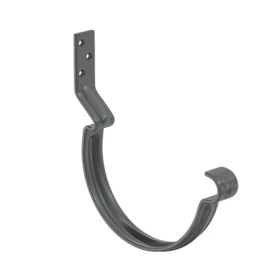 Крюк крепления желоба короткий Aquasystem Система 90/125 М У с комплектом крепления, PU Matt, RAL 7024