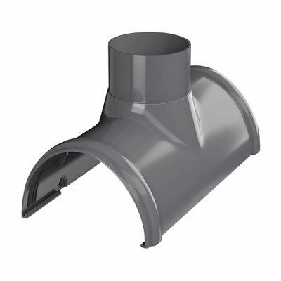 Воронка желоба ТЕХНОНИКОЛЬ 125/82, серый