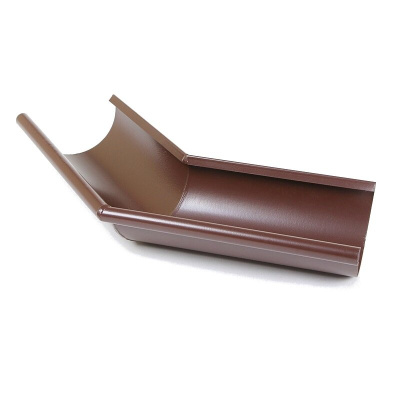 Угол желоба внешний Grand Line 125/90, 135°, RAL 8017