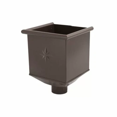 Воронка водосборная Aquasystem 90/125 RAL 8017