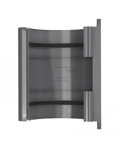 Соединитель желоба ТЕХНОНИКОЛЬ МАКСИ 152/100, графитово-серый