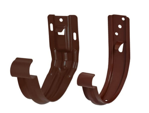 Крюк крепления желоба универсальный Aquasystem 90/125 с комплектом крепления RAL 8017