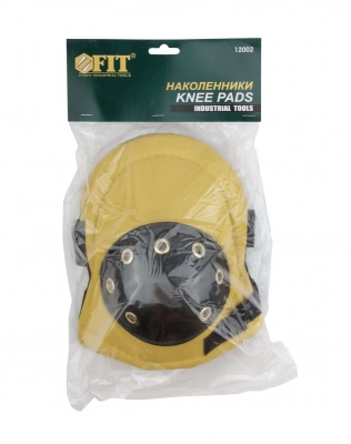 Наколенники пластиковые с подкладкой и пластиковыми чашками FIT IT 12002 Стандарт
