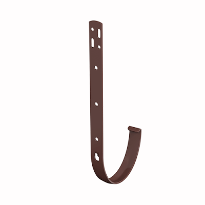 Кронштейн желоба металлический для ПВХ ТЕХНОНИКОЛЬ 125/82, коричневый
