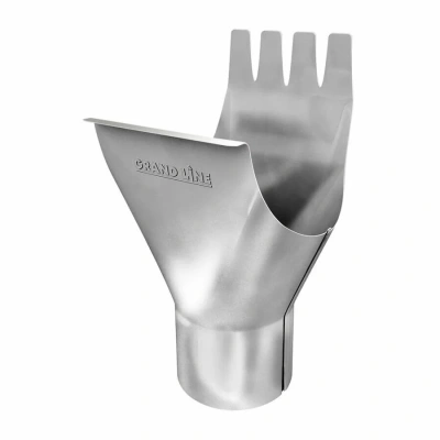 Воронка желоба Grand Line 125/90, RAL 9003