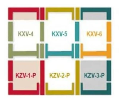 Часть комбинированного оклада FAKRO KZV-2-P 94х140 см