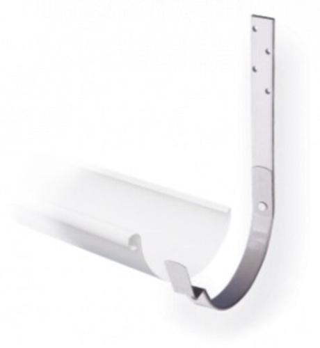 Кронштейн желоба металлический для ПВХ ТЕХНОНИКОЛЬ 125/82, серый