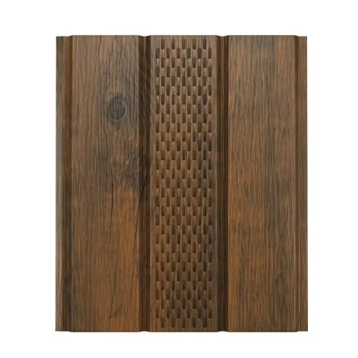 Софит металлический Aquasystem центральная перфорация, 303х2500 мм, 0,45, Naive Maroon Printech Al-Zn 140, Канадский Дуб